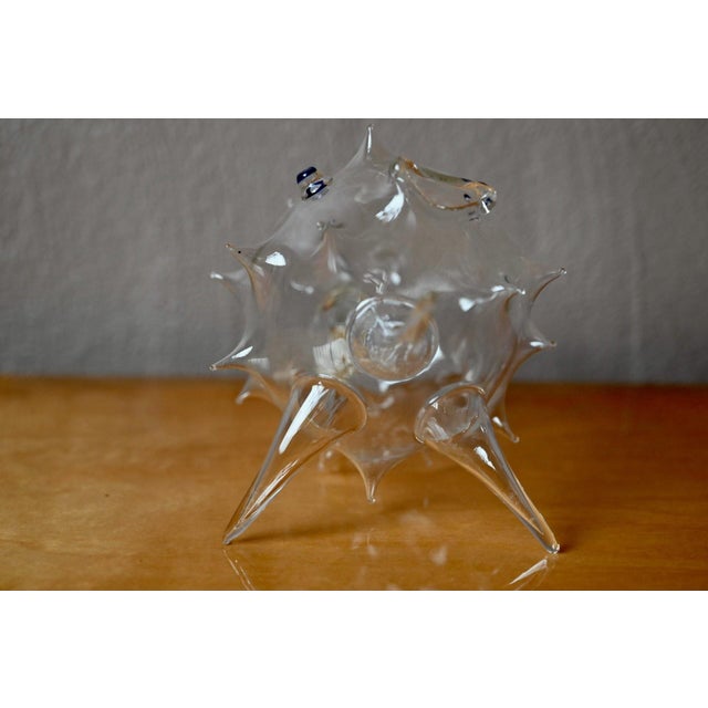 1980s Blown Glass Sculpture of a Fish from Mb Art Glassworks, 1970s For Sale - Image 5 of 9