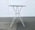 White Minimalist Tio Series Metal Outdoor Table by Chris Martin for Massproductions, Finland For Sale - Image 8 of 18