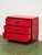Mid 20th Century Mid-Century Modern Hollywood Regency Red Three Drawer Chest For Sale - Image 5 of 8