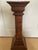 Antique Wooden Carved Column Pedestal Plant Stand For Sale - Image 9 of 12