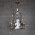 Antique Chandelier in Ceramic and Iron, 1950s For Sale - Image 4 of 18