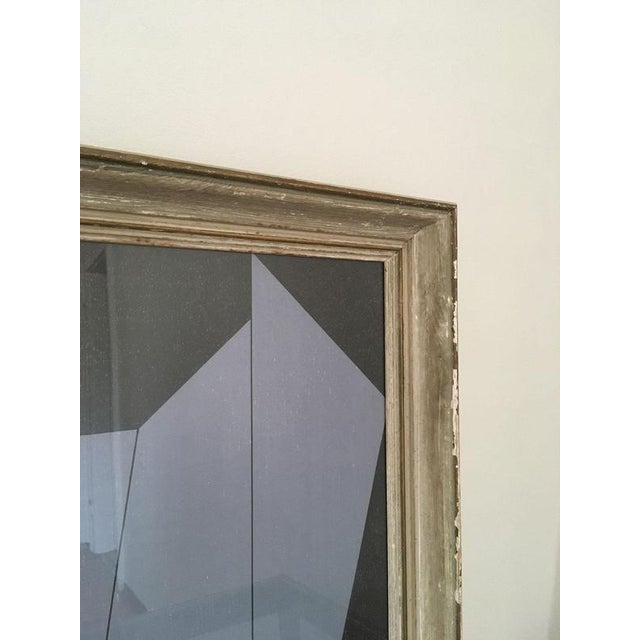 Blue Gualtiero Nativi, Abstract Composition, Print on Paper, 1960 For Sale - Image 8 of 17