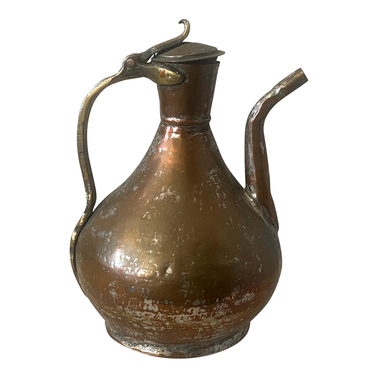 Vintage Turkish Copper Water Pitcher / Chairish