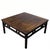 This antique square table features a low-profile design traditionally used on elevated living platforms. Constructed from...