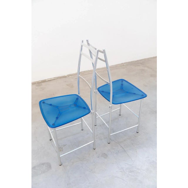 Plastic Chairs from Ycami, Italy, 1980s, Set of 4 For Sale - Image 7 of 11