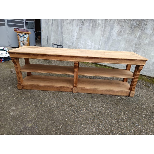 Antique Worktable in Oak For Sale - Image 6 of 18