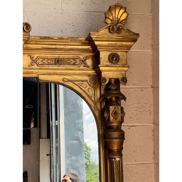 Exceptional Monumental Victorian Renaissance Revival Pier Mirror, Circa 1870–1885 For Sale In Boston - Image 6 of 14