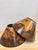 1980s Vintage Hand Painted Safari Paper Lampshades With Craquelure Finish - a Pair For Sale - Image 5 of 9