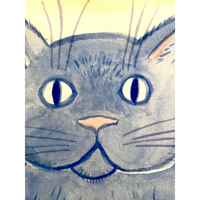 A completely unique and original small artwork on archival paper. COA included. Unframed. Please contact Chairish...