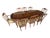 Mid 20th Century White Furniture Co. French Provincial Walnut Dining Set With 8 Chairs & Expandable Table For Sale - Image 10 of 10