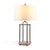 2020s Gazebo Bronze Lamp with Travertine Base For Sale - Image 5 of 5