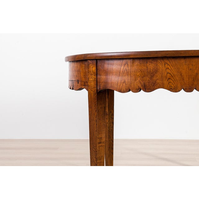 Antique Biedermeier Elm Dining Table, 1800s For Sale - Image 5 of 18