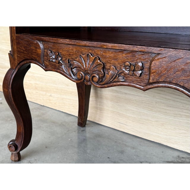 Louis XVI Style Nightstands with Drawers and Cabriole Legs, 1960s, Set of 2 For Sale - Image 13 of 18