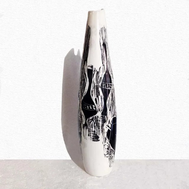 Ceramic Vase by Camillo Chigo for Keramos di Camillo Chigo, 1950s For Sale - Image 4 of 12