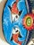 Late 20th Century Vintage Mexican Hand-Painted Terracotta Folk Art Mask With Fish For Sale - Image 5 of 9