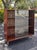 Mid-century modern bookcase or display case by Lane Furniture. A beautiful vintage display shelf. Four blonde mid-century...