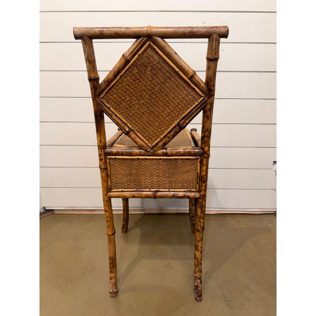 19th Century English Bamboo Chair For Sale - Image 4 of 7