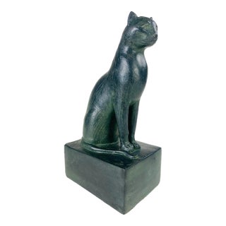 Mid Century Vintage Austin Production Feline Sculpture For Sale