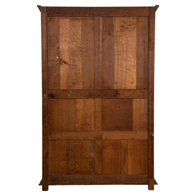 Brown Antique French Oak Cupboard, 1900s For Sale - Image 8 of 12