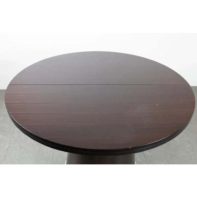 Round Extendable Dining Table, 1970s For Sale - Image 5 of 9