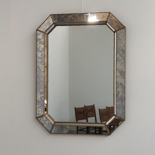 Vintage Spanish Octagonal Mosaic Mirror For Sale - Image 9 of 9