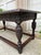 Wood Antique French Renaissance Carved Oak Library Center Table Console Island C1880 For Sale - Image 7 of 12