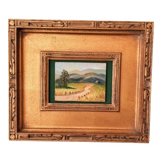 Signed California Artist Lanscape Painting For Sale