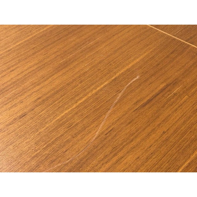 Vintage Teak Dining Table with Extension Mechanism by Asch, 1950s For Sale - Image 14 of 15