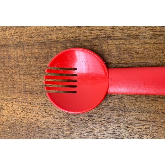 Contemporary Postmodern Minimalist Swiss Salad Servers, Set of 2 For Sale - Image 3 of 17