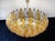 Amber & Clear Poliedri Murano Glass Ceiling Light, 1990s For Sale - Image 10 of 18