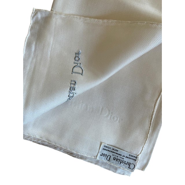 Vintage Christian Dior Silk Stole/Narrow Scarf A truly rare and authentic vintage Christian Dior stole or narrow scarf...