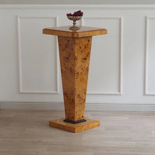 Art Deco Flower Column Plant Tables, 1940s, Set of 2 For Sale - Image 4 of 12