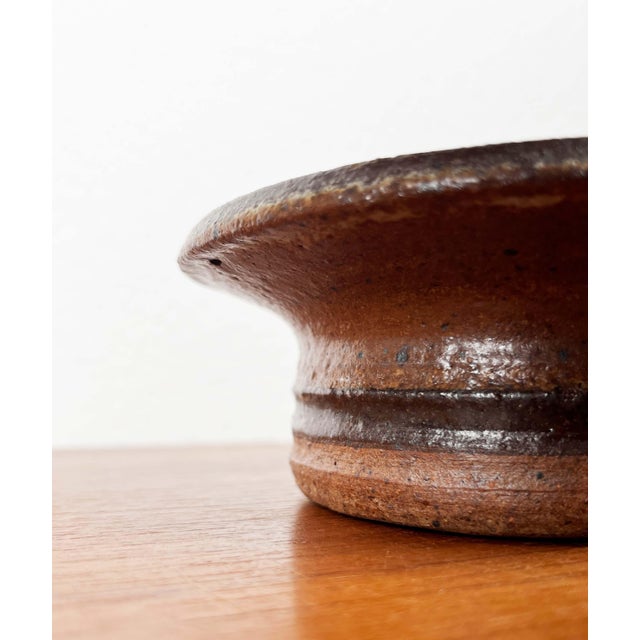 Mid-Century Modern Danish Studio Pottery Bowl by Lisbeth Sallingboe for Jelling Keramik, 1960s For Sale - Image 10 of 18