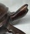 Vintage Carved Dark Wood Sea Turtle Figurine For Sale - Image 9 of 12
