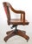 Early 20th Century Quarter Sawn Oak Swivel Office Chair For Sale - Image 9 of 11