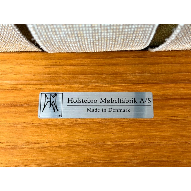Vintage Teak Three-Seater Sofa and Easy Chairs from Möbelfabrik Holstebro, 1960s, Set of 3 For Sale - Image 14 of 18