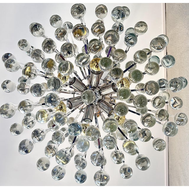 Mid-Century Modern Vintage Teardrop Chandelier by Christoph Palme, 1970s For Sale - Image 3 of 16