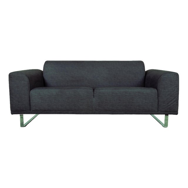 2-Seater Sofa in Petrol Fabric from Bolia For Sale