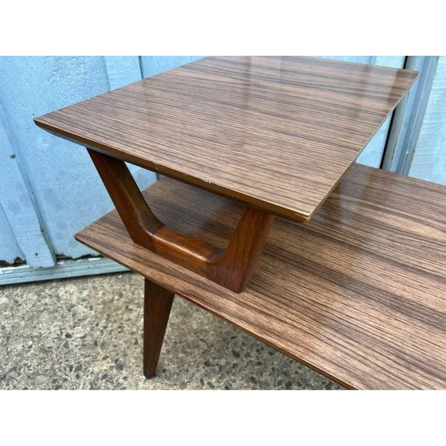 Mid 20th Century Mid Century Walnut Step End - Side Table