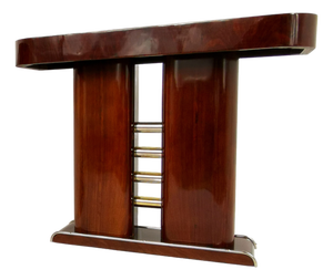 French Art Deco Rosewood Console Table, 1930s