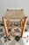 Vintage Low Stool in Honey-Yellow Tones of Wood Straw Seat, 1980s For Sale - Image 4 of 7
