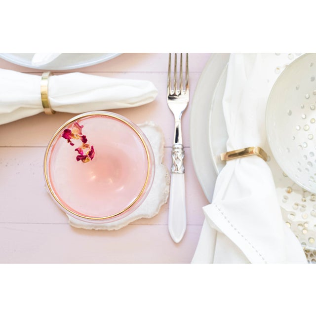 White VIETRI Aladdin Brilliant Flatware White Five-Piece Place Setting For Sale - Image 8 of 10