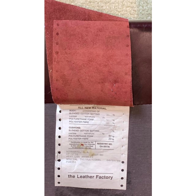 1970s Tufted Leather Sofa For Sale - Image 11 of 11
