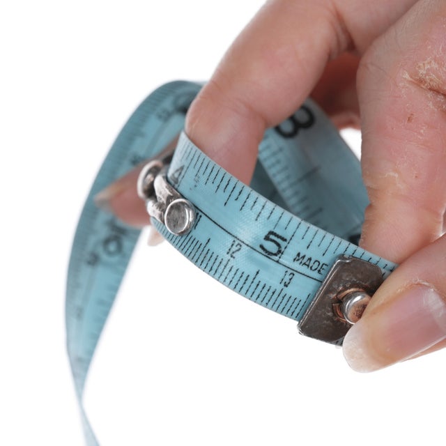 Metal 5.25" Vintage Navajo silver and turquoise row cuff For Sale - Image 7 of 10