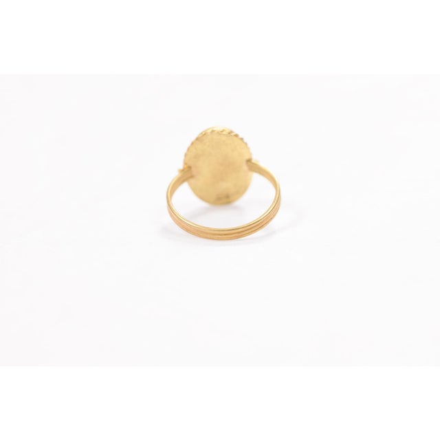 Byzantine Coin Ring W 21k Band, Size 8.25 For Sale - Image 4 of 13