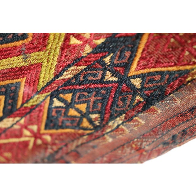 Textile Vintage Hand-Knotted Turkmen Wall Hanging, 1930s For Sale - Image 7 of 18