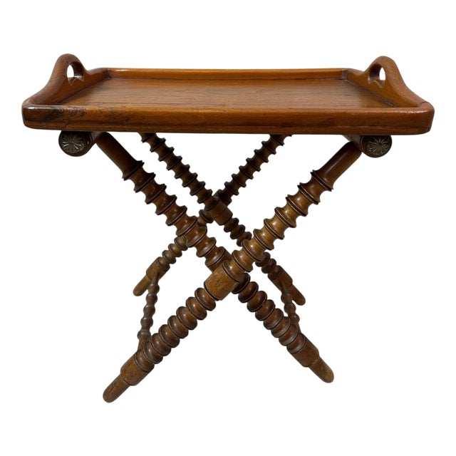 Walnut Side Table, 1900s For Sale