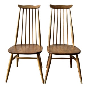 Mid-Century Goldsmith Chairs by Lucian Ercolani for Ercol, 1960s, Set of 2 For Sale