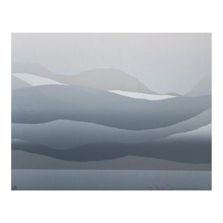 1977 Jack Duganne Modern Landscape Serigraph For Sale