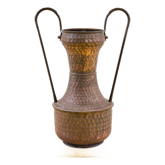 Umbrella Stand in Copper For Sale